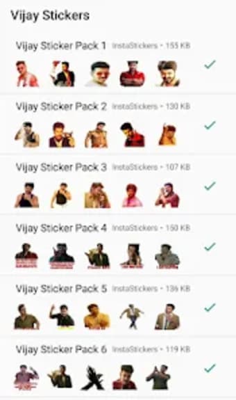 Thalapathy Vijay Stickers for