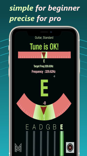 Smiley Tuner - Accurate tuning