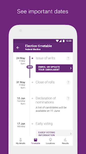 AEC Federal Election App