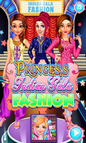 Indian Princess Stylist - Dress Up  Beauty Games