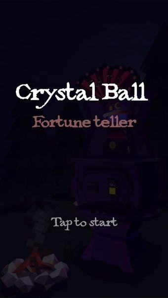 Clairvoyance crystal ball. Fortune teller