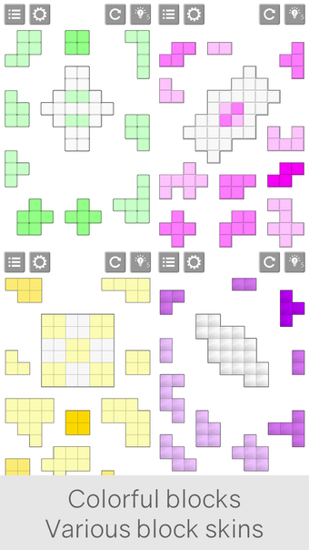 Block  Coloring Puzzle