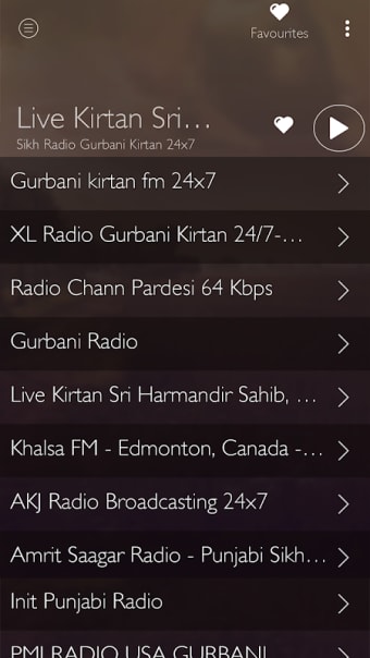 Gurbani Kirtan Radio Stations