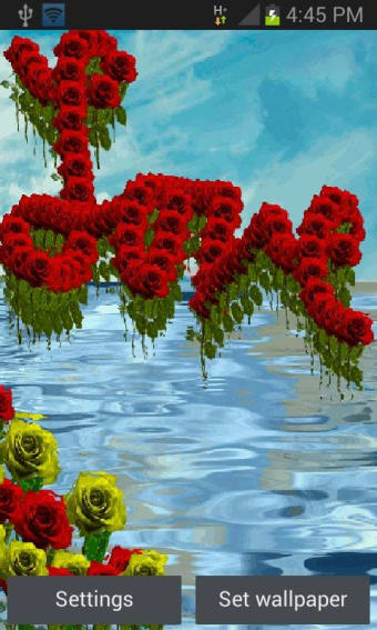 Love Flowers Live Wallpaper