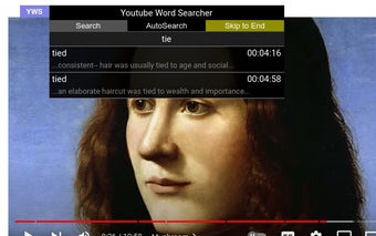 YouTube Word Searcher