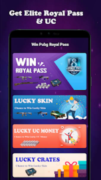 Win Royal Pass  UC Money for Pubg