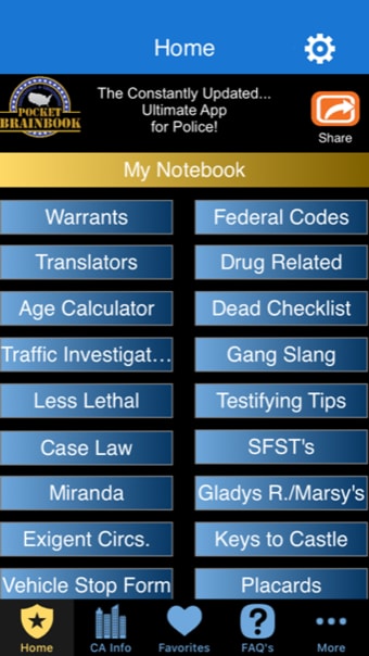 Pocket Brainbook for Police