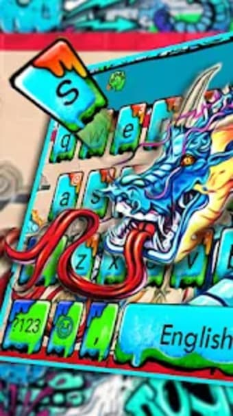 Dragon Graffiti Keyboard Theme
