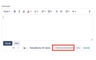 Add JIRA Internal Comment