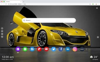 Dongfeng Renault New Tab Page Theme HD