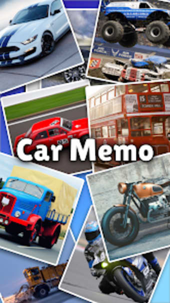 Cars Memory Match for kids