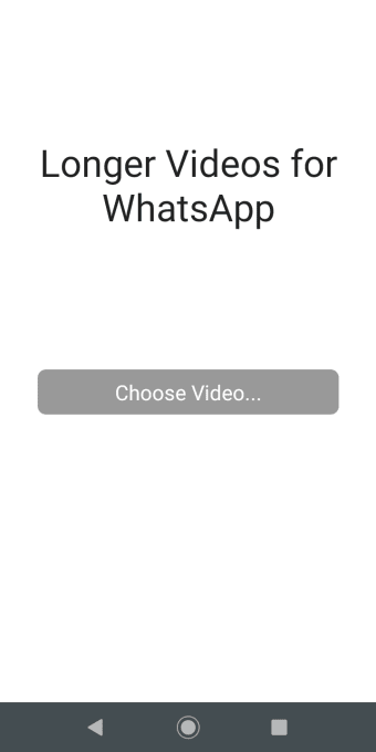 Longer Videos for WhatsApp