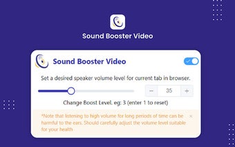 Sound Booster Video