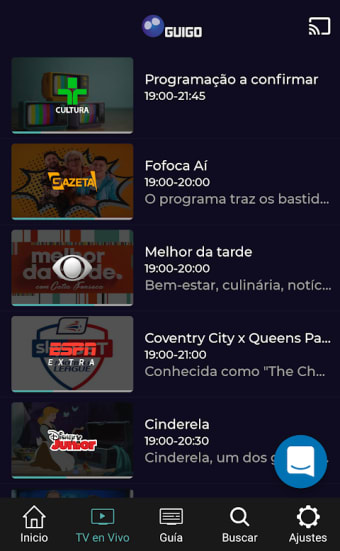Guigo TV para Android