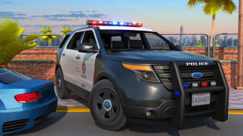 Police Spooky Jeep Parking Sim