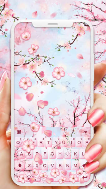 Pink Sakura Petals Theme