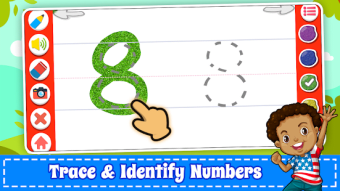 Learn Numbers 123 Kids Free Game - Count  Tracing