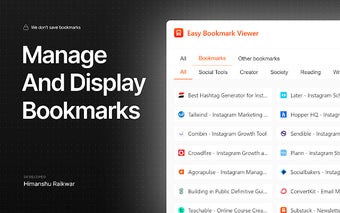 Easy Bookmark Viewer
