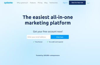 Image 0 for Systeme.io