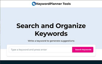 Keyword Planner Tool