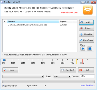 Free Burn MP3-CD