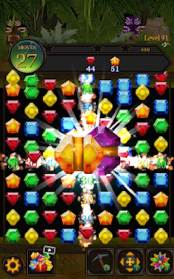 Secret Jungle Pop : Match 3 Jewels Puzzle