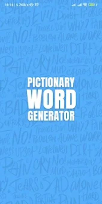 Pictionary Word Generator