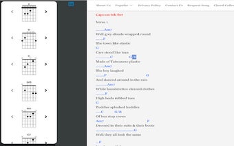 Lyrical Chord Diagram Viewer Extension