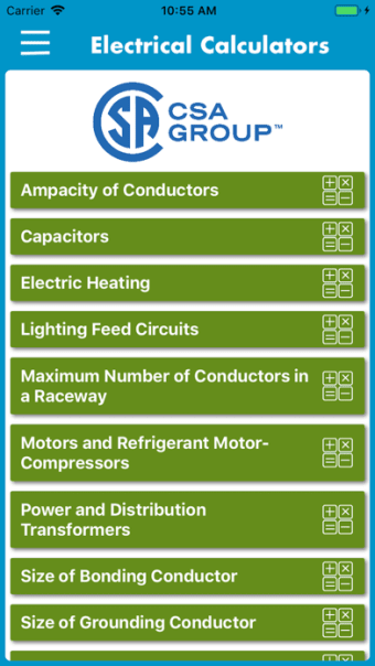 Electrical Calculator CE Code
