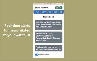 Stock Ticker News Alerts