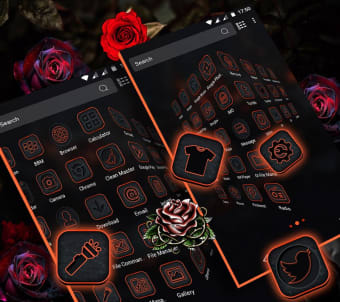 Gothic Rose Launcher Theme