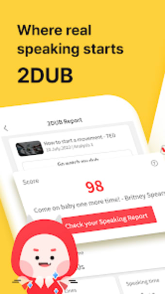 2DUB: Learn to speak naturally