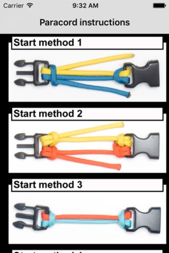 Paracord Instructions