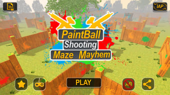 Paintball Shooting Maze Mayhem