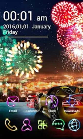 New Year GO Launcher Theme