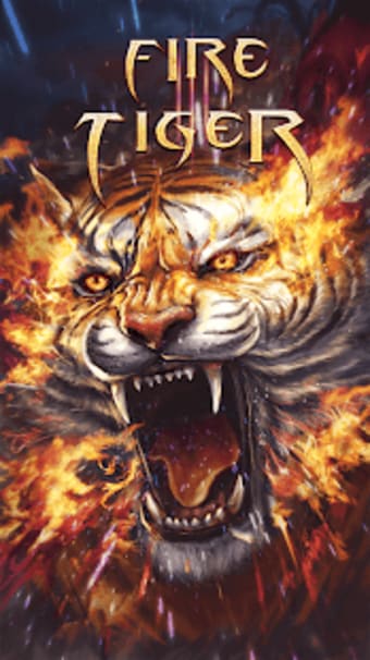 Flame Tiger Live Wallpaper