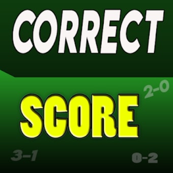 Correct score football predictions