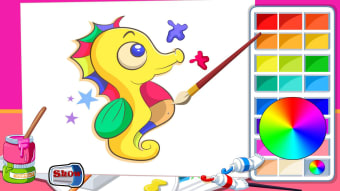 Coloring games - Drawing game