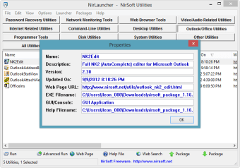 NirLauncher Rus 1.30.3 download the new version for windows