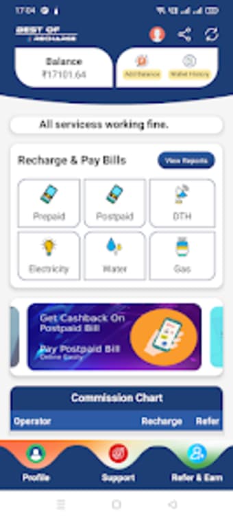 Recharge Cashback  Bill Pay