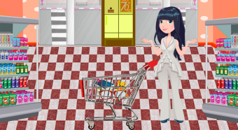 Shopping Girl Supermarket