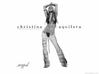 Christina Aguilera Stripped Wallpaper