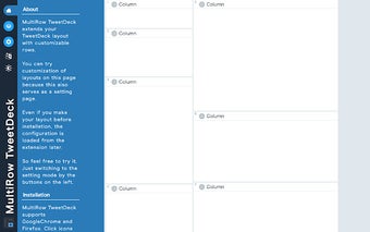 MultiRow TweetDeck