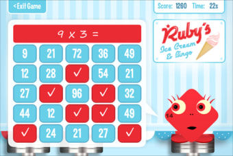 Squeebles Math Bingo