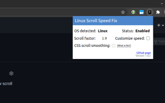 Linux Scroll Speed Fix