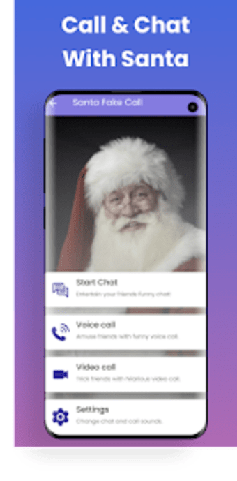 Santa Claus Fake Call Chat