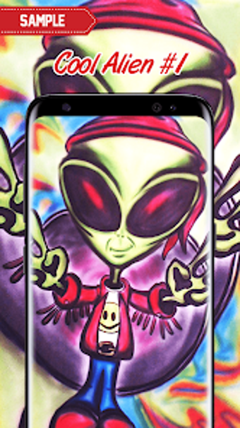 Alien  UFO Wallpaper