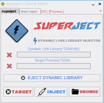 Superject 32 bit & 64 bit Dll Injector