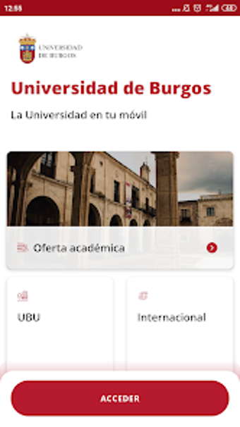 UBU App Universidad de Burgos