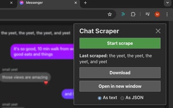 Chat Scraper